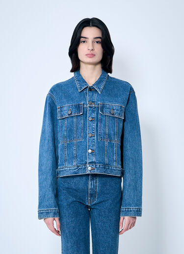 Khaite Saunder Denim Jacket Blue kha0259027