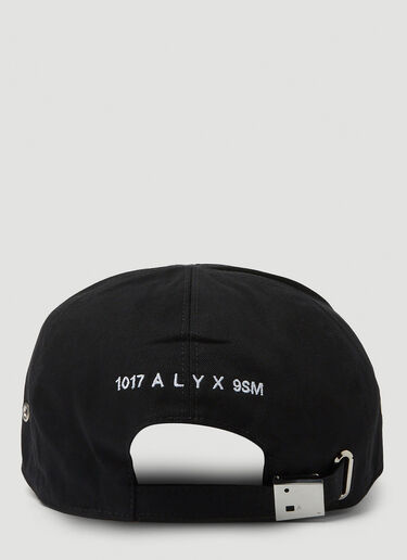 1017 ALYX 9SM Logo Embroidery Baseball Cap Black aly0349009