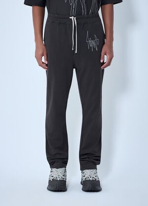 Moncler x Rick Owens Elasticated Waist Drawstring Pants Grey mcs0363020