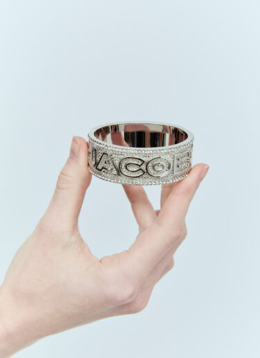 Marc Jacobs Monogram Crystal Cuff Silver mcj0255003