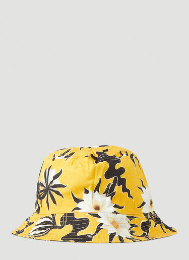 Endless Joy Floral Motif Bucket Hat Yellow enj0148012