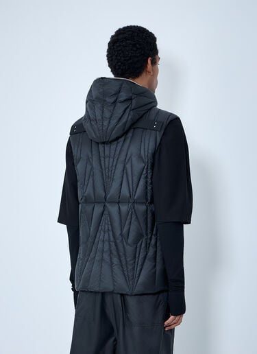 Moncler x Rick Owens Geocamo Flight Quilted Hooded Gilet Black mcs0363007