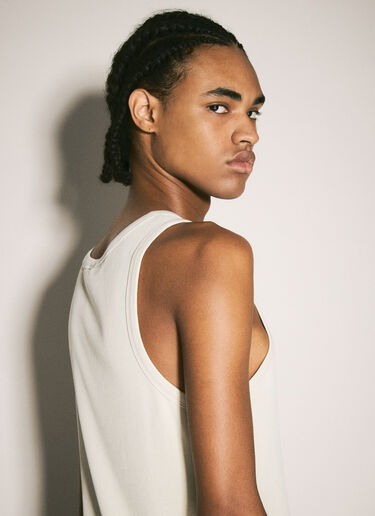 Entire Studios Ribbed Tank Top Cream ent0157019