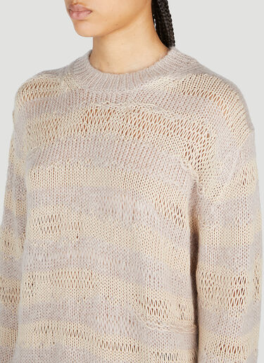 Acne Studios Ladder Knit Sweater Beige acn0253030