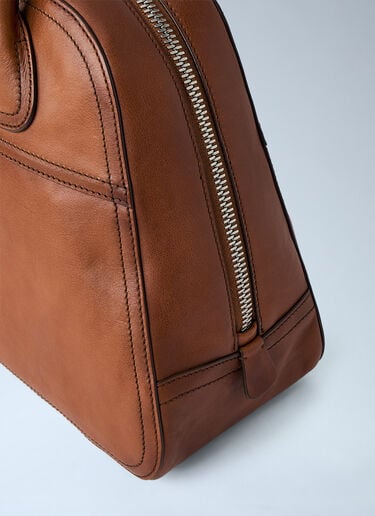 LN-CC® - Miu Miu: Embossed Leather Top Handle Bag - Brown Miu Miu Embossed Leather Top Handle Bag Brown miu0265024