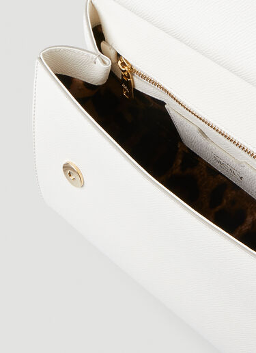 Dolce & Gabbana Sicily Medium Handbag White dol0247026