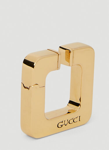 Gucci Logo Engraved Ear Cuff Gold guc0251227