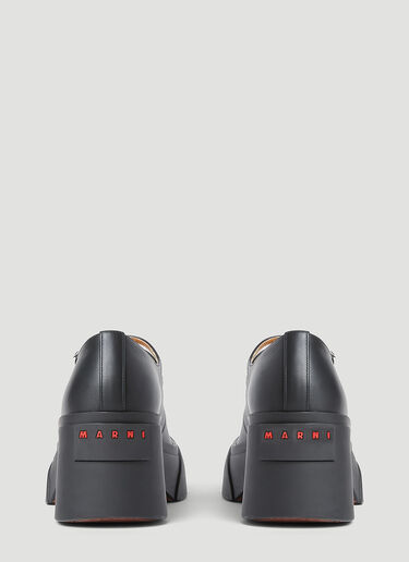 Marni Triple Buckle Mary Jane Shoes Black mni0255033