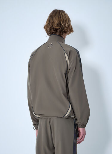 adidas Track Jacket in Technical Fabric Brown adi0164004