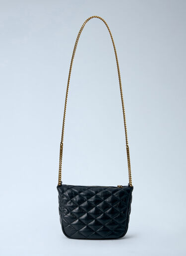 Saint Laurent Quilted Leather Chain Bag Black sla0263063