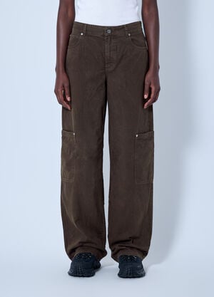 Moncler Cargo Pants with Patch Pockets Brown mon0266029