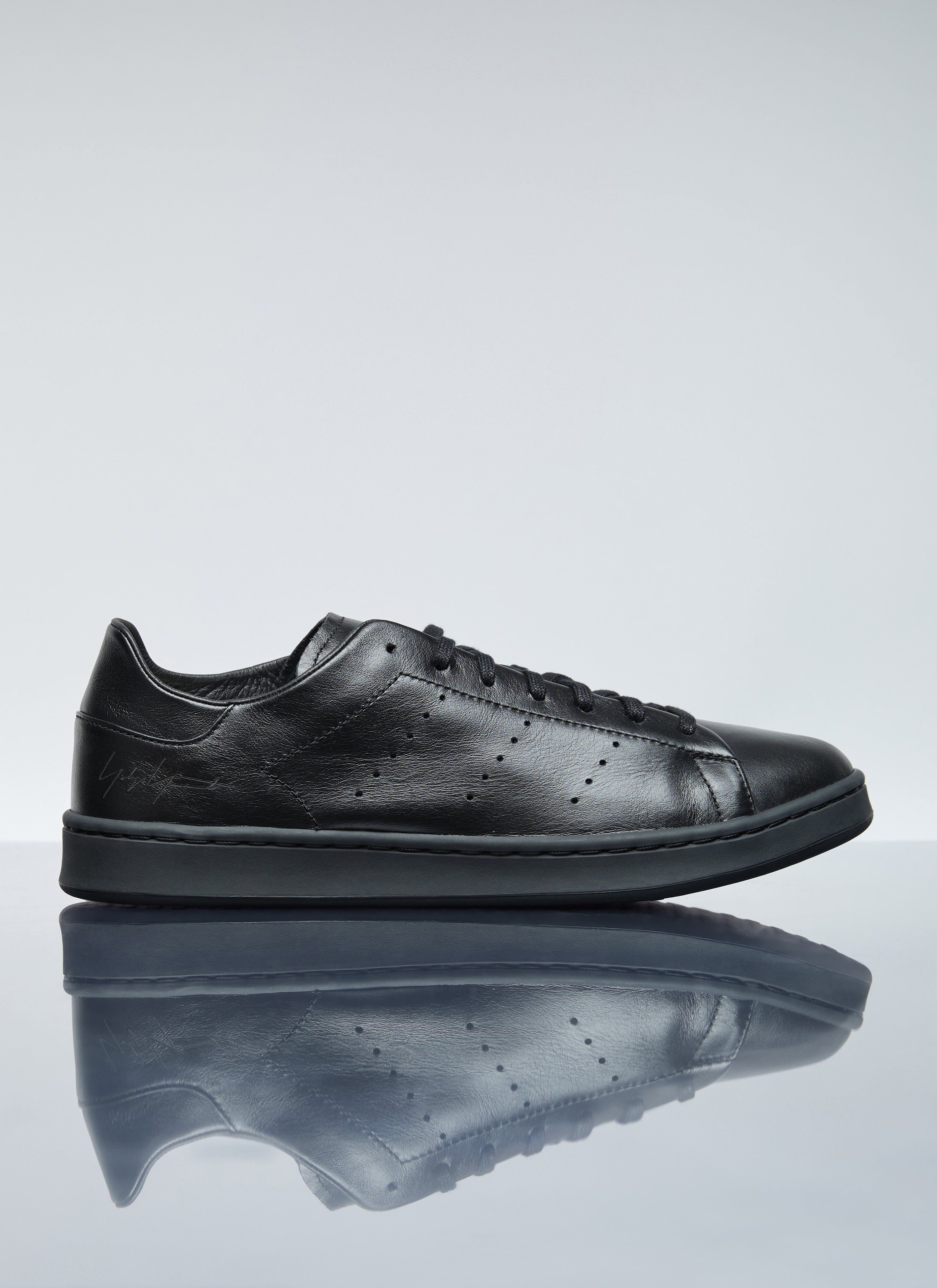 Y-3 Y-3 Stan Smith 皮革运动鞋  黑色 yyy0156005