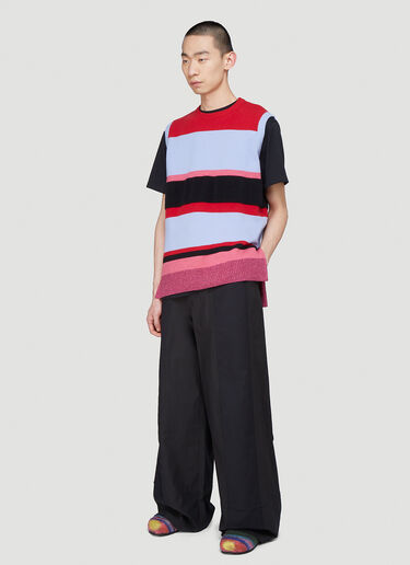 J.W. Anderson Contrast Panel Drawstring Pants Black jwa0140012