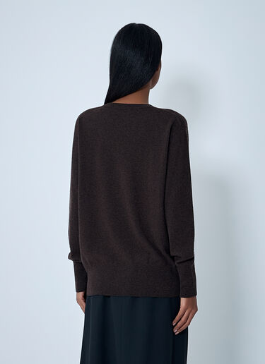 The Row Leilani Sweater Brown row0262015