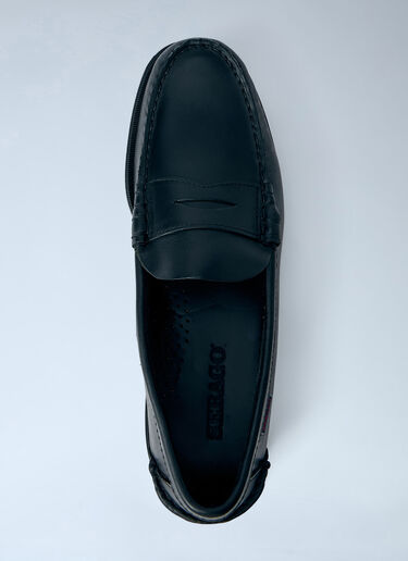 Sebago Dolphin Waxed Loafers Black seb0164002