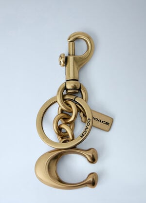 Coach Signature C Bag Charm Gold coa0264029