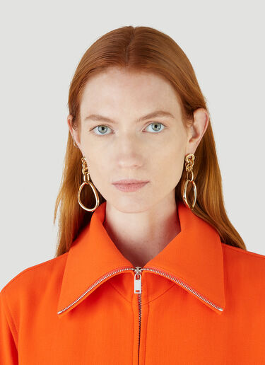 Link Chain Earrings JW Anderson Link Chain Earrings Gold jwa0246014