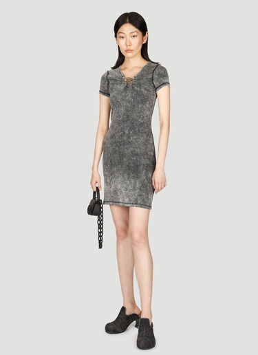 Diesel D-Crespe Mini Dress Grey dsl0255014