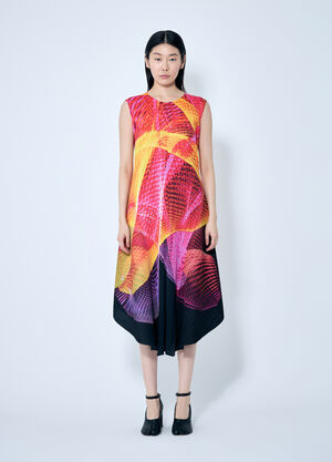 Pleats Please Issey Miyake Spectrum Pleated Dress Multicolour plp0259008