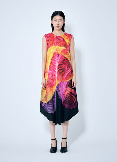 Pleats Please Issey Miyake Spectrum Pleated Dress Multicolour plp0259008