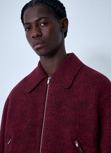 Wool-Blend Bomber Jacket Jil Sander Wool-Blend Bomber Jacket Red jil0161004