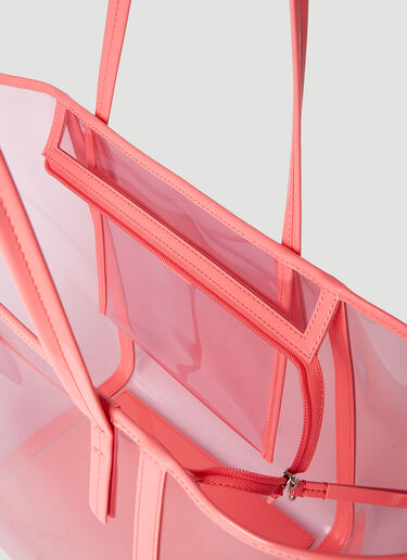 BY FAR Club Translucent Tote Bag Pink byf0252021