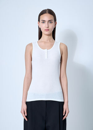 The Row Mansel Tank Top White row0260009