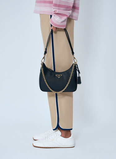 Prada 리-에디션 사피아노 가죽 백 검정 pra0263015