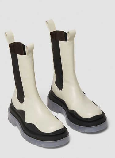 Bottega Veneta BV Tire Boots White bov0241030