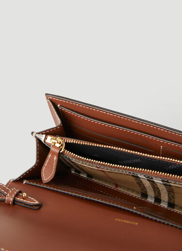 Burberry Hannah Vintage Check Shoulder Bag Beige bur0249105