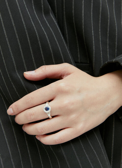 Bleue Burnham Mini Bound Willow Ring Silver bbm0354008