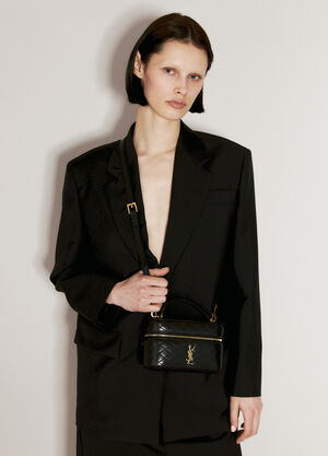 Saint Laurent Gaby Vanity Shoulder Bag Black sla0259002