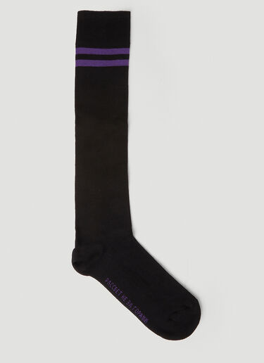 Rassvet High Logo Intarsia Socks Black rsv0152021