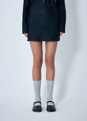 OUR LEGACY Night Mini Skirt Black our0262004