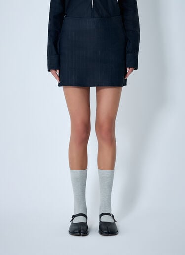 Night Mini Skirt OUR LEGACY Night Mini Skirt Black our0262004