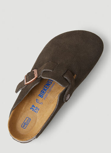 Birkenstock 보스턴 뮬 브라운 brk0349008