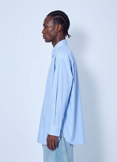 MM6 Maison Margiela Classic Cotton Poplin Shirt Light Blue mmm0165005