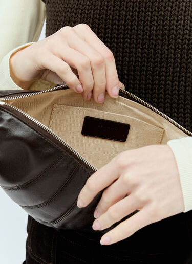 Small Croissant Crossbody Bag Lemaire Small Croissant Crossbody Bag Brown lem0356001
