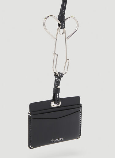 JW Anderson Penis Pin Strap Card Holder Black jwa0354003