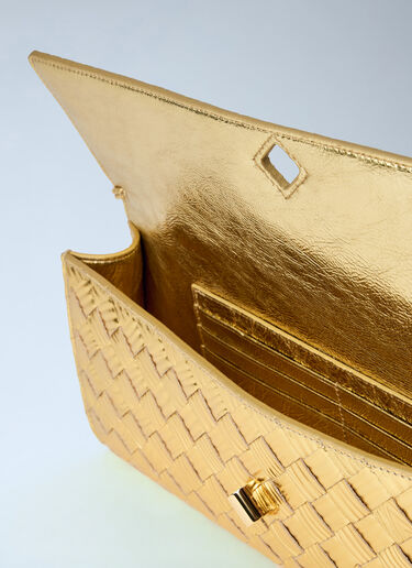 Bottega Veneta Andiamo 长款手拿包 金色 bov0263042