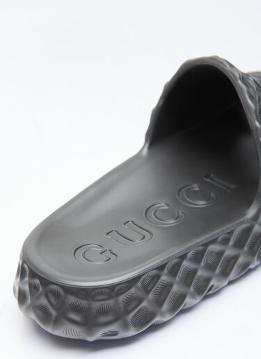 Gucci Interlocking G Slides Black guc0155079