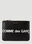Comme des Garçons Wallet Logo Pouch Red cdw0347011
