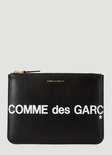 Comme des Garçons Wallet Logo Pouch Red cdw0347011