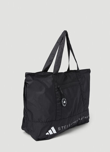 adidas by Stella McCartney Logo Print Tote Bag Black asm0251038