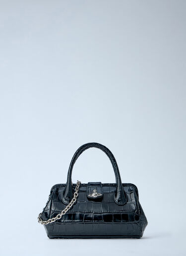LN-CC® - Vivienne Westwood: Pamela Small Handbag - Black Vivienne Westwood Pamela Small Handbag Black vvw0265056
