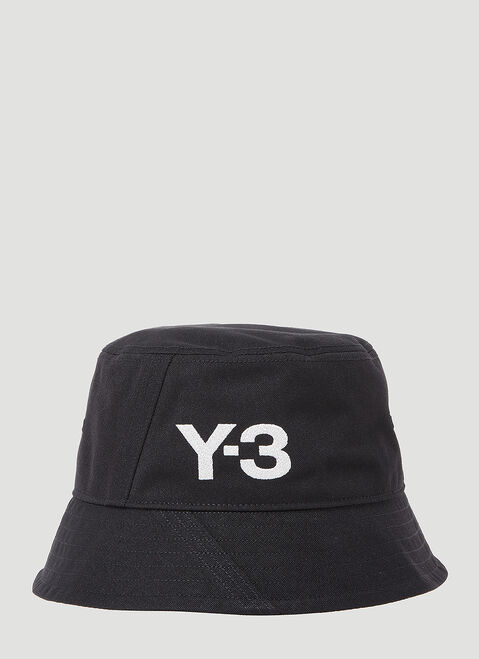 Y-3 Logo Embroidery Bucket Hat Black yyy0254005