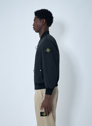 Stone Island Nylon Metal Bomber Jacket Black sto0162029