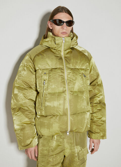 Y-3 GFX Puffer Down Jacket Black yyy0354008