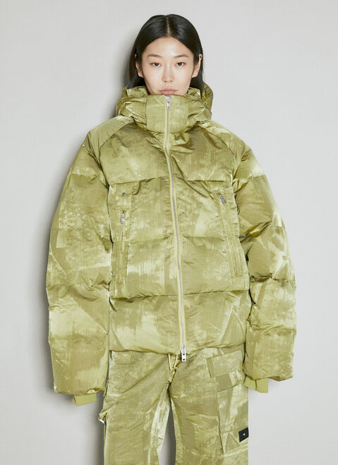 Y-3 GFX Puffer Down Jacket Grey yyy0354014