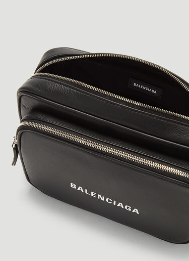 Balenciaga Everyday Leather Crossbody Bag Black bal0143074